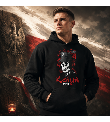 BLUZA Z KAPTUREM KATYŃ